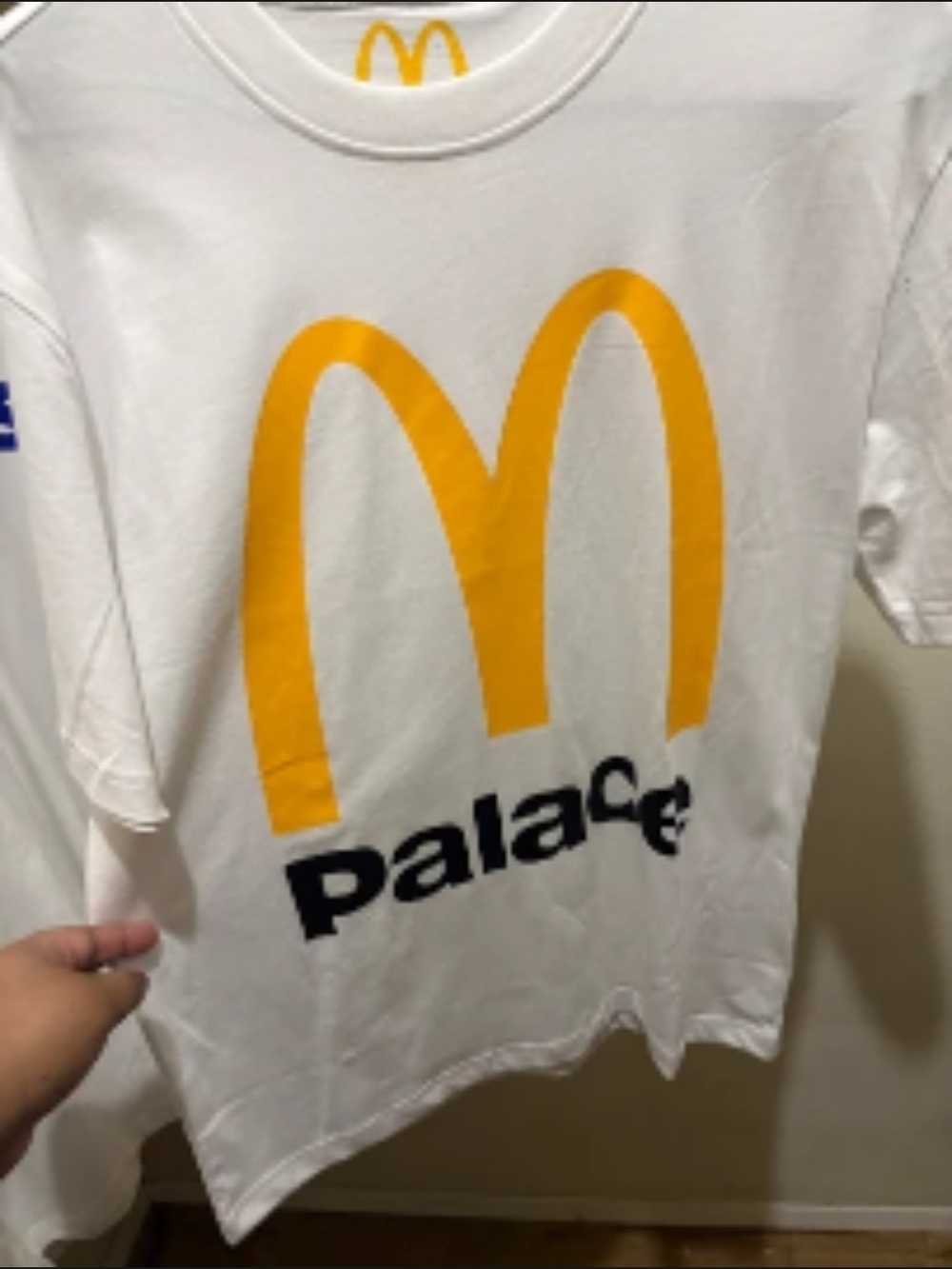 PALACE WhiteTee with Yellow Arch Graphic